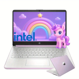 HP 14" HD Business Laptop – Honey Lavender | Windows 11 S | Intel Processor N150 | 16GB RAM | Wi-Fi 6 | Up to 12 Hours Battery