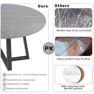Round Marble Nesting Coffee Tables