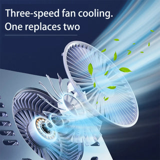 Aluminum Alloy Laptop Stand with Cooling Fan (Model T628)