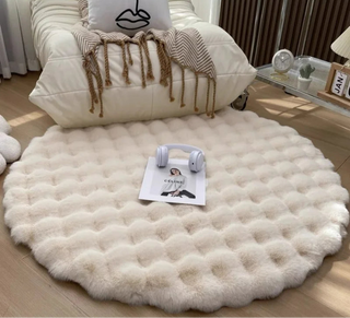Luxury Faux Fur Round Carpets