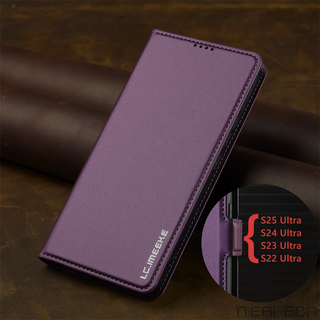 Leather Flip Wallet Case for Samsung Galaxy A and S Series