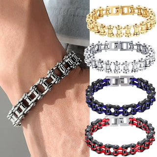 Punk Rock Biker Stainless Steel Bracelet
