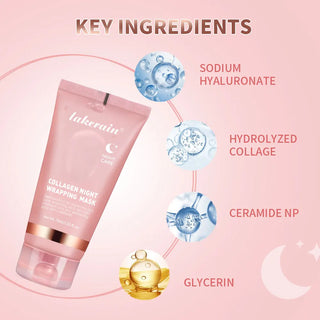 Lakerrain Collagen Jelly Cream & Night Wrapping Mask