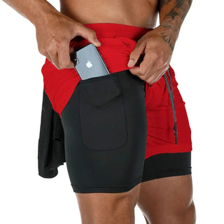Berserk Men's 2-in-1 Sports Shorts