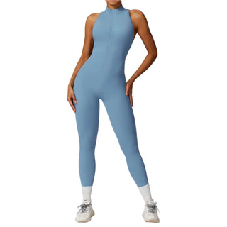 Zenvey by Hearuisavy V Back One-piece Suit with Zipper