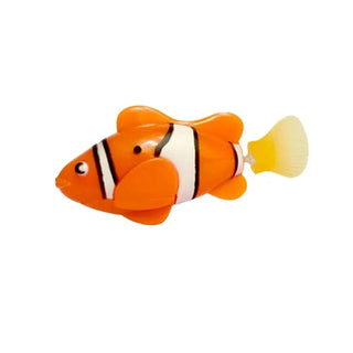Interactive LED Swimming Robot Fish Cat Toy