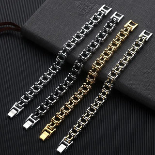 Punk Rock Biker Stainless Steel Bracelet