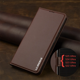 Leather Flip Wallet Case for Samsung Galaxy A and S Series