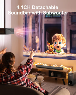 ULTIMEA Apollo S50 – 200W 4.1 Channel Detachable Soundbar with Subwoofer