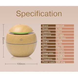 MistAura Ultrasonic Cool Mist Diffuser
