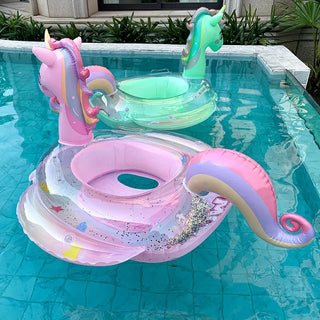 Rainbow Spark Unicorn Swim Float