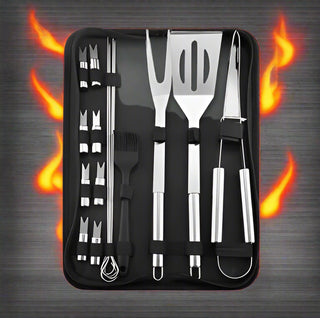 GrillCraft Pro 16-Piece BBQ Tool Set