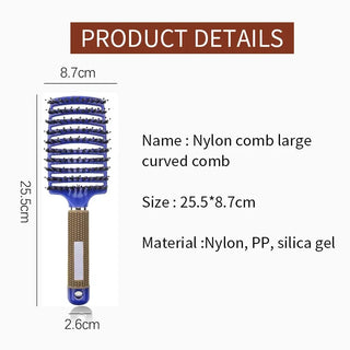 BOAR BRISTLE & MASSAGE Hair Brush