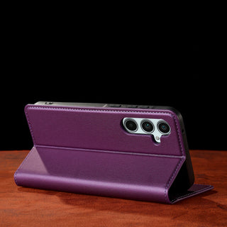 Leather Flip Wallet Case for Samsung Galaxy A and S Series