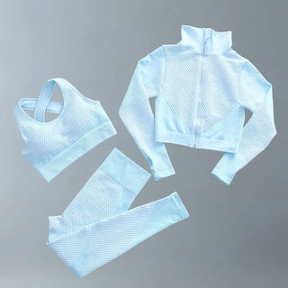 3 Pc Women's Fitness Wear Gym Suit
