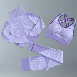 3 Pc Women's Fitness Wear Gym Suit
