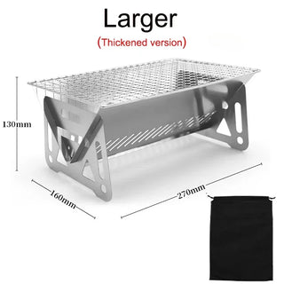 Flame Folding Beach BBQ Grill