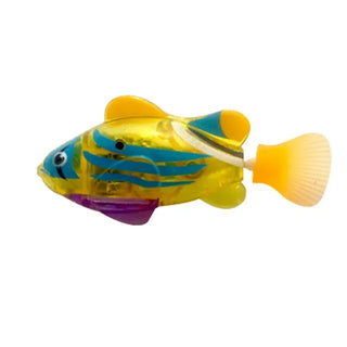 Interactive LED Swimming Robot Fish Cat Toy