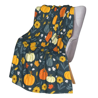 Halloween/Fall Throw Blanket