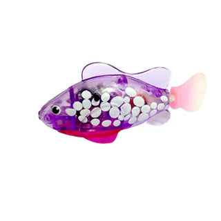 Interactive LED Swimming Robot Fish Cat Toy
