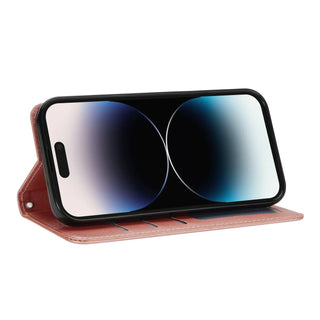 Anti-Theft Leather Wallet Case with Lanyard for iPhone