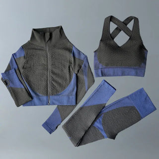 3 Pc Women's Fitness Wear Gym Suit