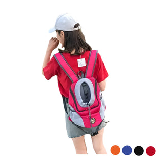 Portable Ventilated Pet Carrier Backpack – For Cats & Small Dogs