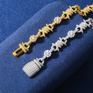 Bling Iced Out Moissanite Thorns Bracelet