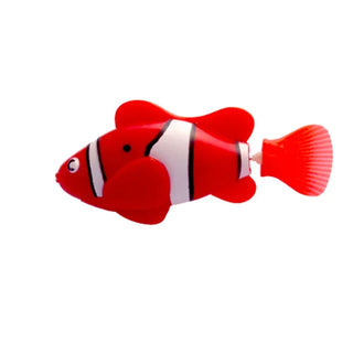 Interactive LED Swimming Robot Fish Cat Toy