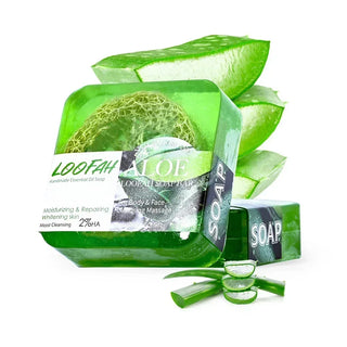 Handmade Loofah Soap 5-in-1 Essential Oil Blend (100g)