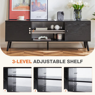 JHK Wooden TV Stand