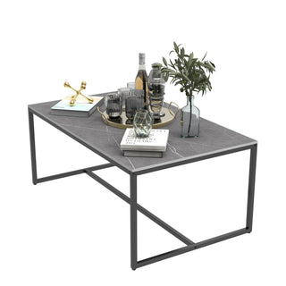 SlateForge Modern Sintered Stone Coffee Table