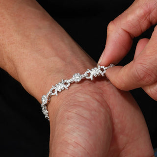 Bling Iced Out Moissanite Thorns Bracelet
