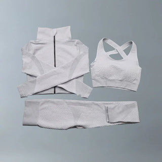 3 Pc Women's Fitness Wear Gym Suit