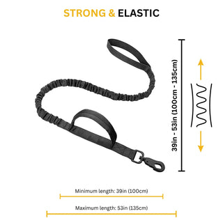 Heavy-Duty 6-Piece Tactical Dog Harness and Leash Set