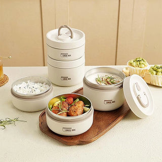Portable Insulated Lunch Container Set