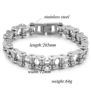 Punk Rock Biker Stainless Steel Bracelet