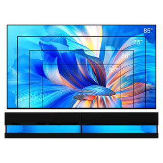 LumieFloat 71" LED Floating TV Stand