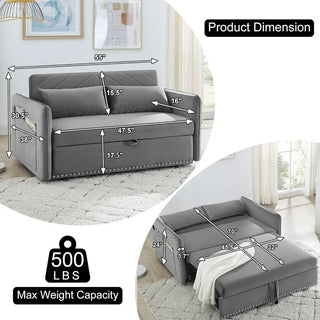 FlexiRest 3-in-1 Convertible Sofa Bed