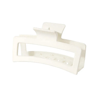 Oversized Frosted Square Hair Clip