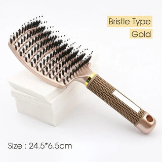 BOAR BRISTLE & MASSAGE Hair Brush