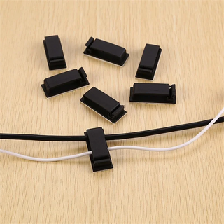 10pcs Cable Fixing Clip – Wire Sorting Buckle Organizer (19×47mm)