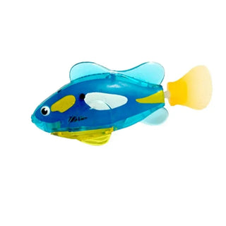 Interactive LED Swimming Robot Fish Cat Toy