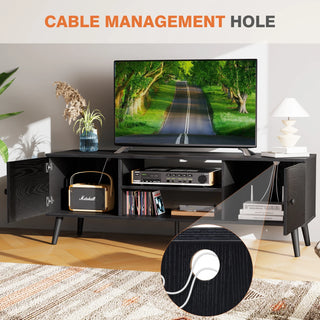 JHK Wooden TV Stand