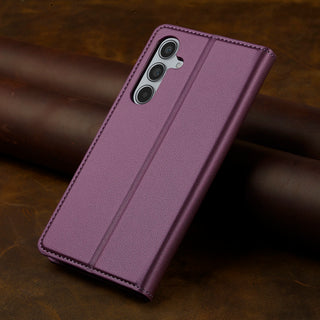 Leather Flip Wallet Case for Samsung Galaxy A and S Series