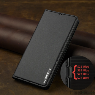 Leather Flip Wallet Case for Samsung Galaxy A and S Series