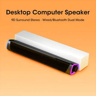 4D Computer/TV Speaker Bar – Stereo Sound Subwoofer