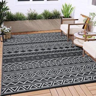 Solara Boho Outdoor Rug  6x9ft