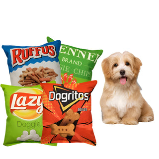 Snack Attack Squeaky Plushies
