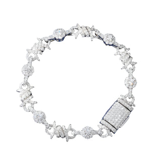 Bling Iced Out Moissanite Thorns Bracelet